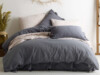Комплект постельного белья Limasso Natural Grey Bagcik евро
