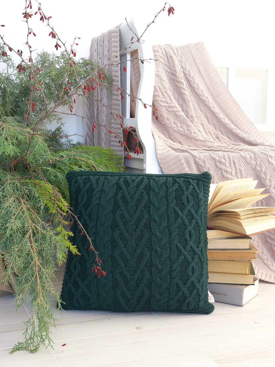 Наволочка 45x45 BETIRES DOLCE GREEN_2_1200
