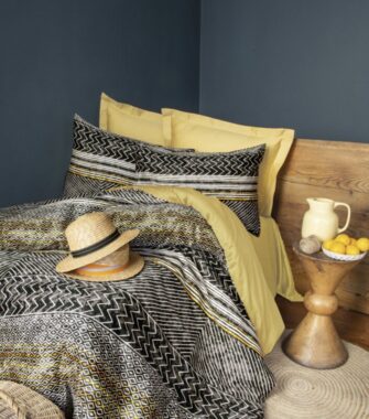 Комплект постельного белья Issimo Home Afre digital евро