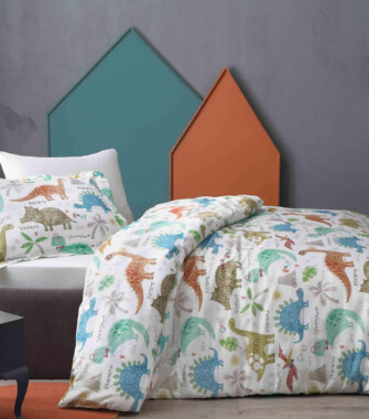 Комплект постельного белья Tivolyo Home Dino полуторный