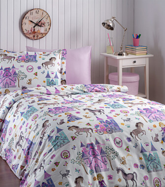 Комплект постельного белья Tivolyo Home Princess полуторный