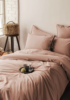 Комплект постільної білизни Issimo Home Savanna Apricot євро