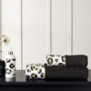 Набор полотенец Tivolyo Home Cheetah black 2 шт (75х150,50х100)