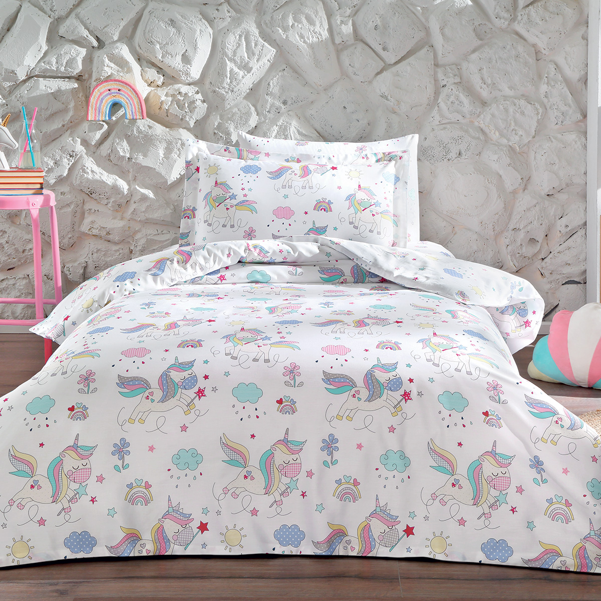 Tivolyo-Home-Unicorn-Nevresim-Takimi-1