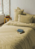 Комплект постільної білизни Issimo Home Drope Poplin Saphron євро