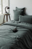 Комплект постільної білизни Issimo Home Drope Poplin Teal Green євро
