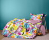 Комплект постільної білизни Issimo Home Digital Satin Lemonade полуторний