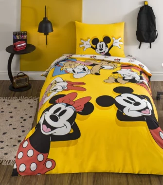 Комплект постільної білизни Tac Disney 160×220 см Miskey Friends