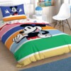 Комплект постільної білизни Tac Disney Mickey Mouse Rainbow полуторний