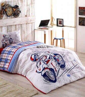 Комплект постільної білизни з покривалом Kristal Storm полуторний